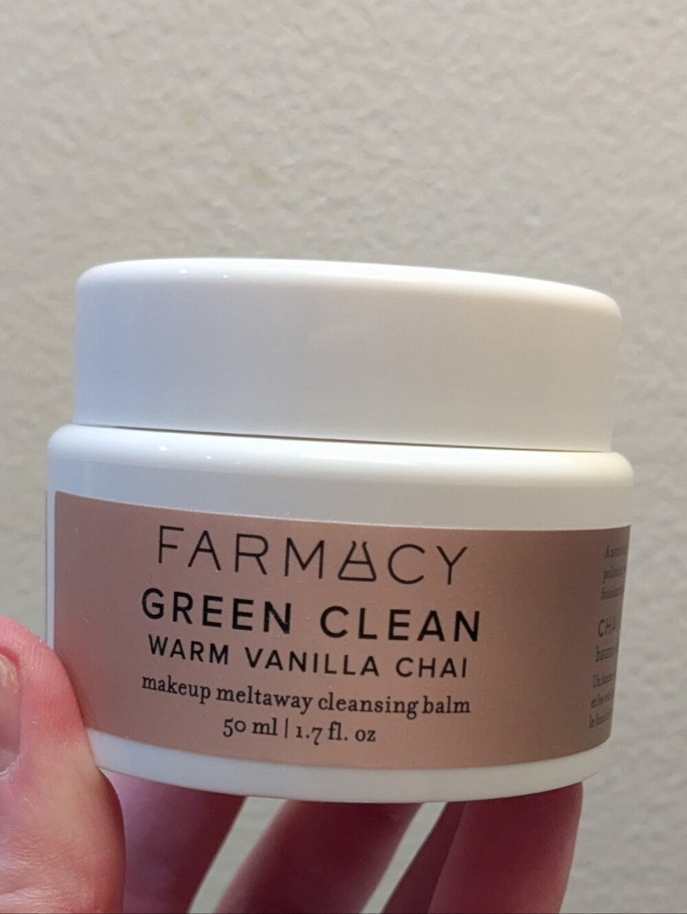Farmacy Green Clean Warm Vanilla Chai Makeup Meltaway Cleansing Balm